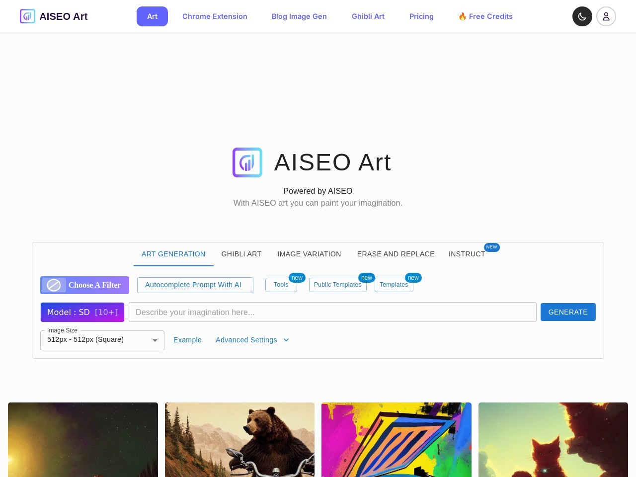 AISEO AI ART Generator