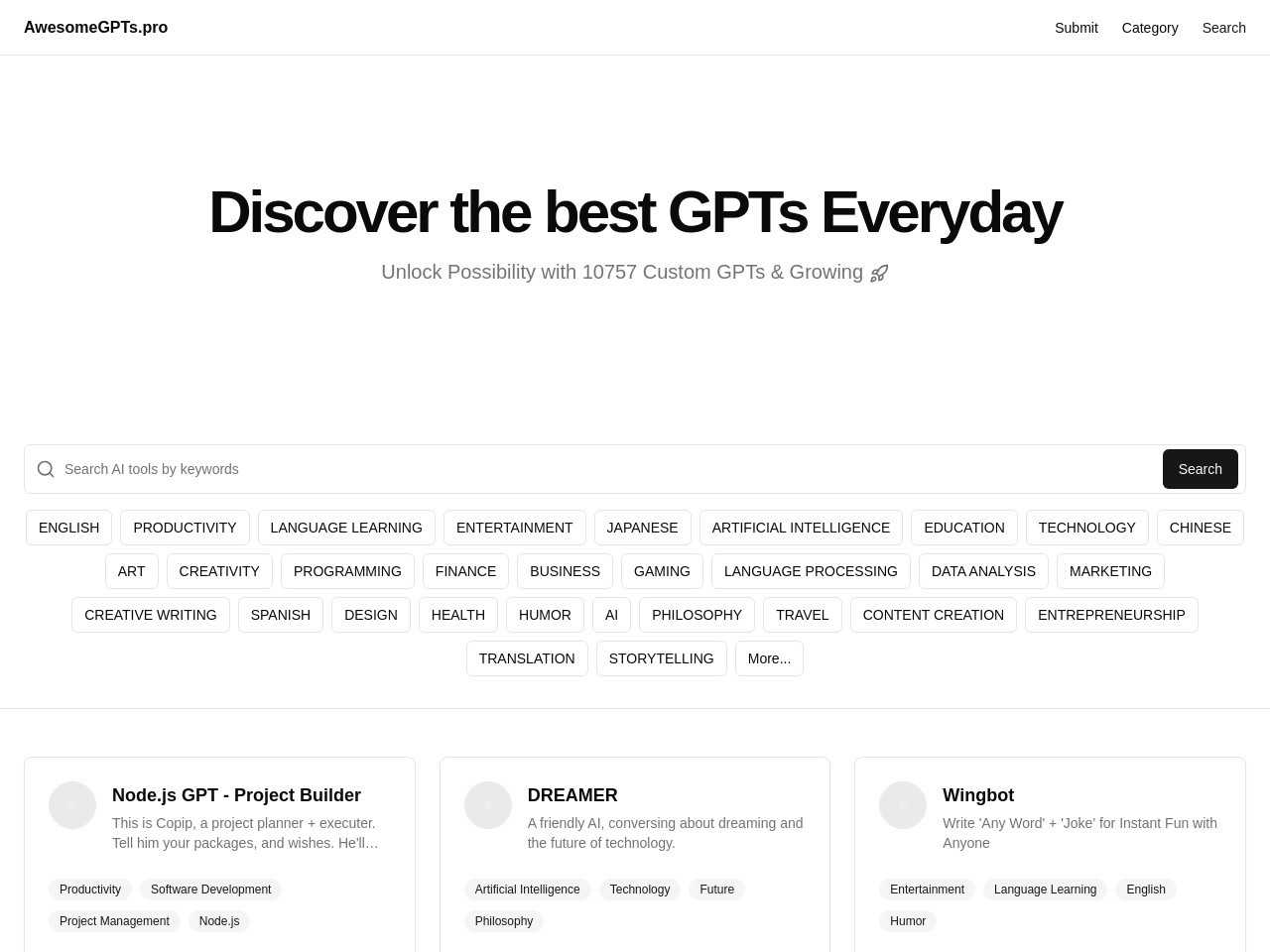 AwesomeGPTs